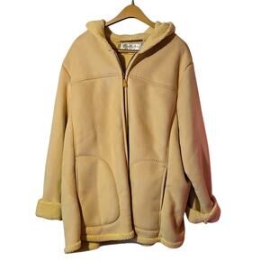 Jones New York 2X Premium Tan/Khaki/Brown Fleece Winter Coat